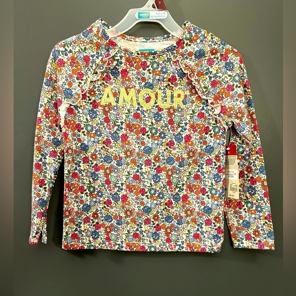 365 Kids - Girls Floral Top - Multiple Sizes